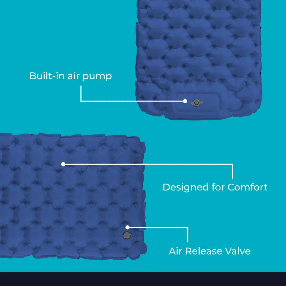 Ultralight & Compact Sleeping Pad Without a Headrest – Perfect for On the Go