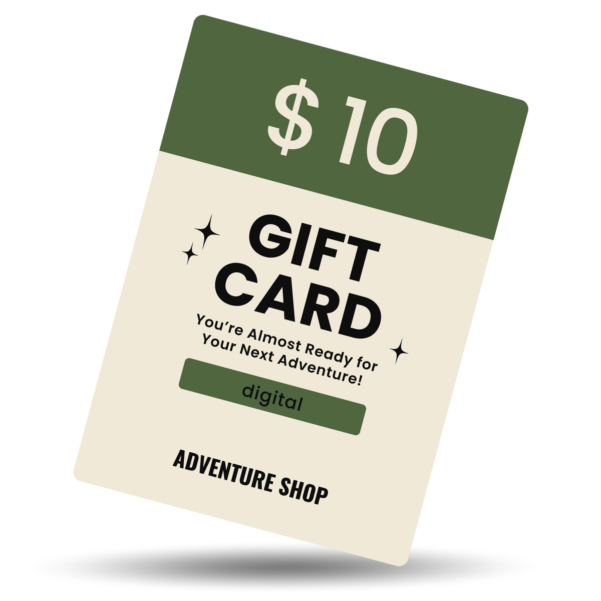 Adventure Shop Gift Card