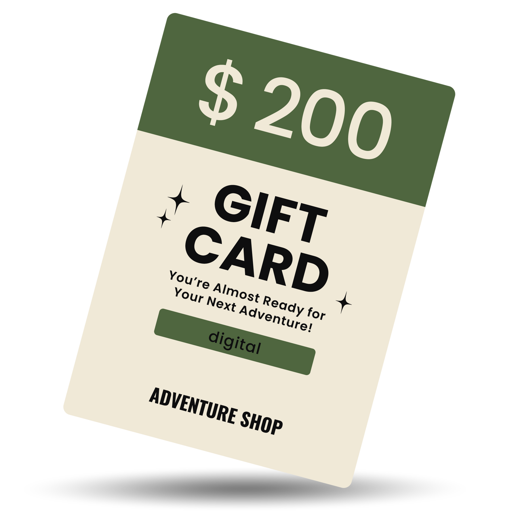 Adventure Shop Gift Card