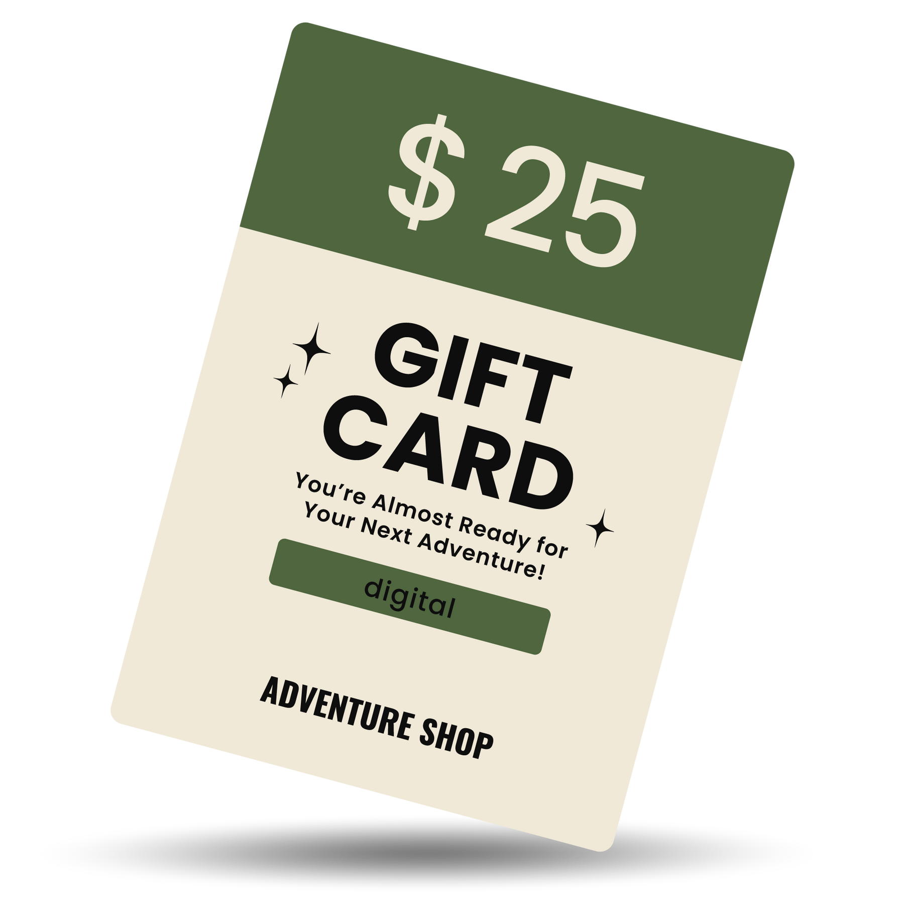 Adventure Shop Gift Card
