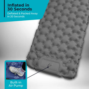 Ultralight & Compact Sleeping Pad Without a Headrest – Perfect for On the Go