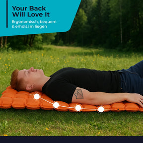 Ultralight & Compact Sleeping Pad Without a Headrest – Perfect for On the Go