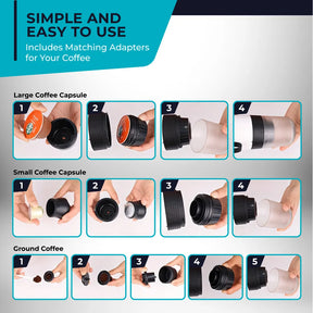 Portable Coffee Maker - Perfect Coffee To Go